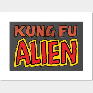 Kung Fu Alien Posters and Art